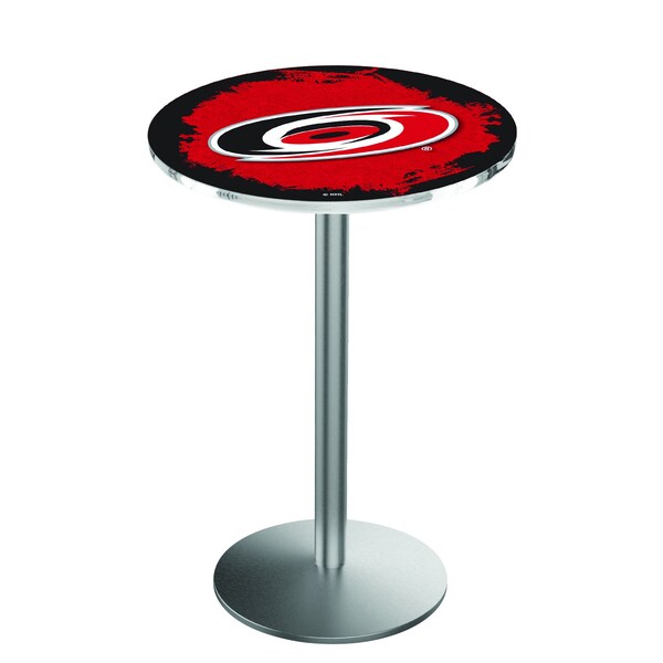 42" Stainless Steel Carolina Hurricanes Pub Table